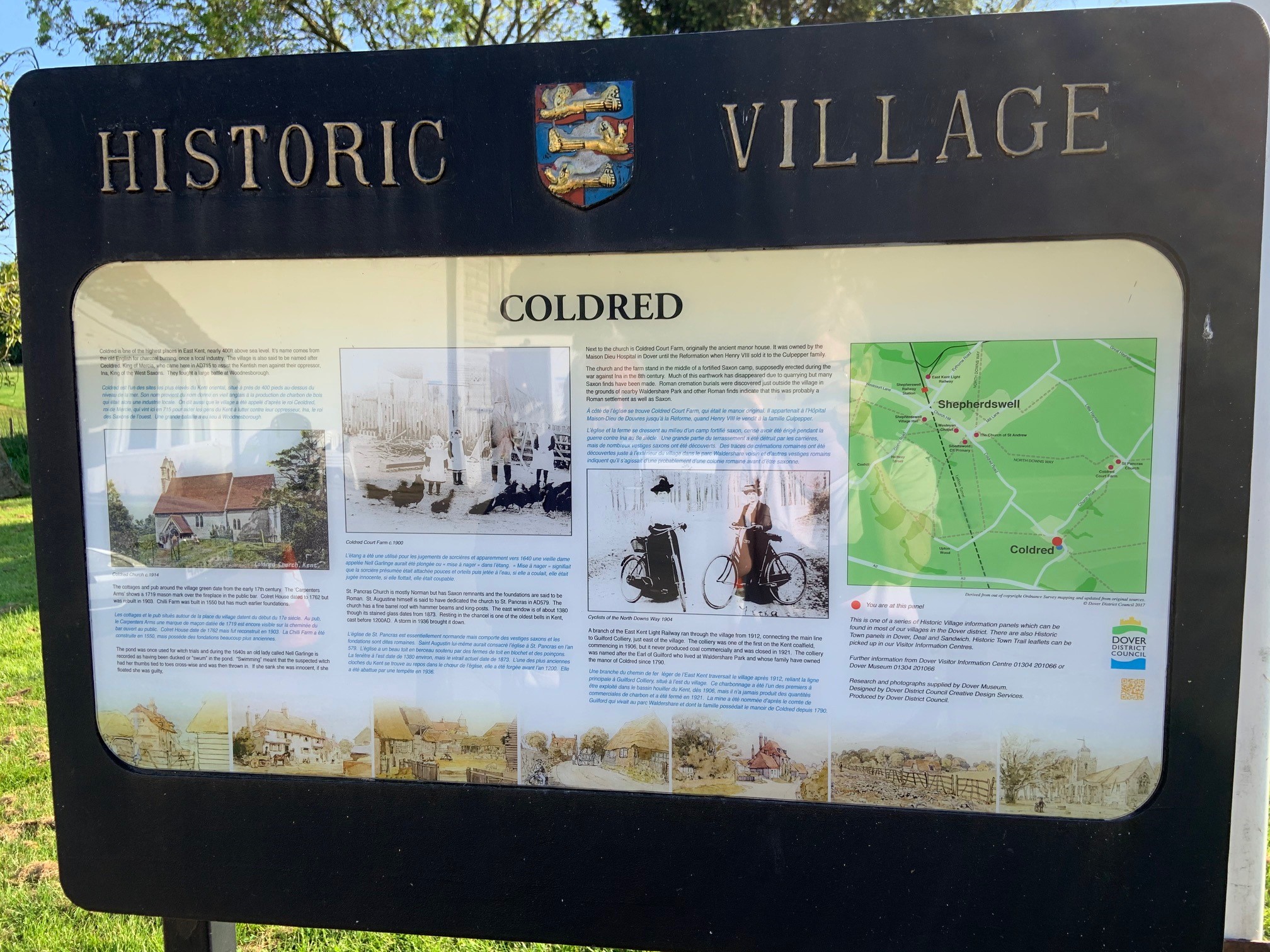 Village notice board